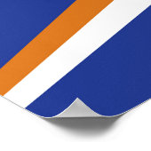 Marshall Islands vlag Poster (Hoek)