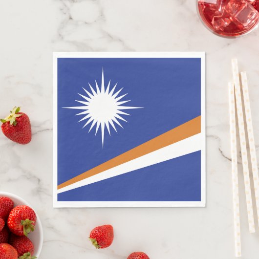 Marshall Islands vlag Servet (Insitu)