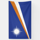 Marshall Islands vlag Spandoek (Verticaal)