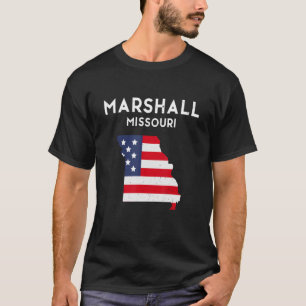 Marshall Missouri USA State America Travel Missour T-shirt
