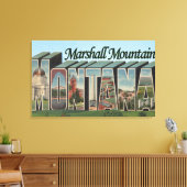 Marshall Mountain, Montana Canvas Afdruk (Insitu (Woonkamer))