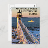 Marshall Point Light, Maine Briefkaart (Voorkant / Achterkant)