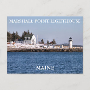 Marshall Point Light, Port Clyde Maine Briefkaart