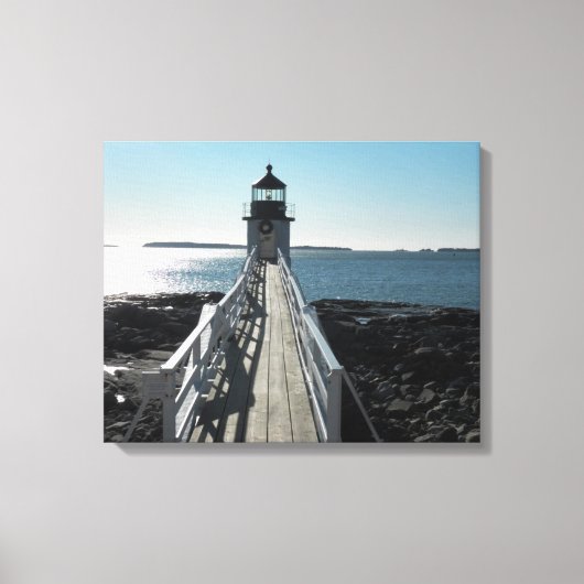 Marshall Point Lighthouse 7 Canvas Afdruk (Voorkant)