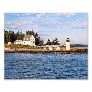 Marshall Point Lighthouse Maine Foto Afdruk