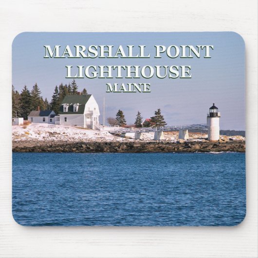 Marshall Point Lighthouse, Maine Mousepad Muismat (Voorkant)