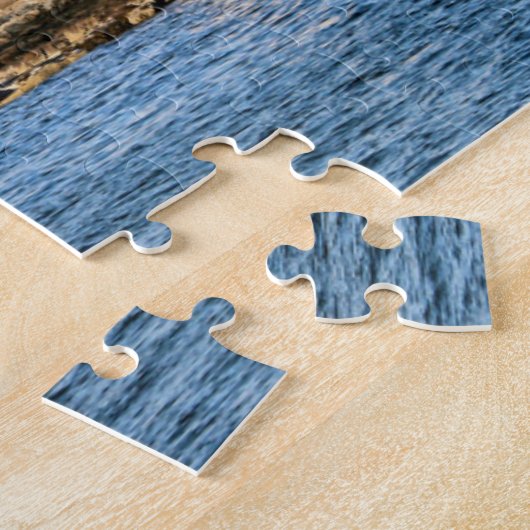 Marshall Point Lighthouse, Port Clyde Maine Puzzle Legpuzzel (Zijkant)