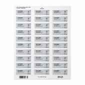 Marshall Point Lighthouse Retouradreslabel Etiket (Full Sheet)