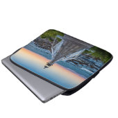 Marshall Point-vuurtoren op zonsondergang Laptop Sleeve (Voorkant onderkant)