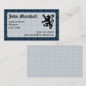 Marshall Tartan Visitekaartje (Voorkant / Achterkant)