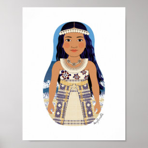 Marshallese Matryoshka Poster