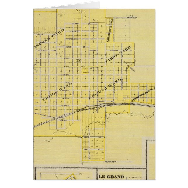 Marshalltown, Albion, Gilman (Devant)