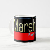 MarshallUP Music Classic White Mok 11 oz koffie (Voorkant links)
