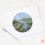 Marshland I Ronde Sticker (Envelop)