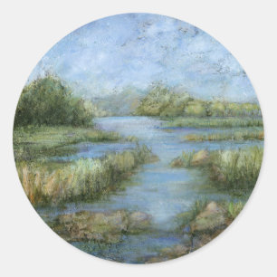 Marshland I Ronde Sticker