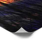 Marshland Sunset Poster (Hoek)