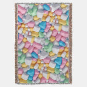 Marshmallow abstract deken (Voorkant Verticaal)