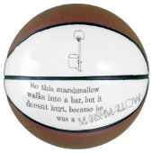 Marshmallow Bar Basketball Basketbal (Voorkant)