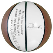 Marshmallow Bar Basketball Basketbal (Verticaal)