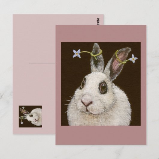 marshmallow briefkaarten (Voorkant / Achterkant)