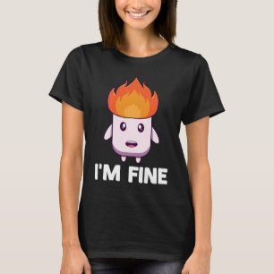 Marshmallow Campfire Roasting Chocolate Smore Camp T-shirt