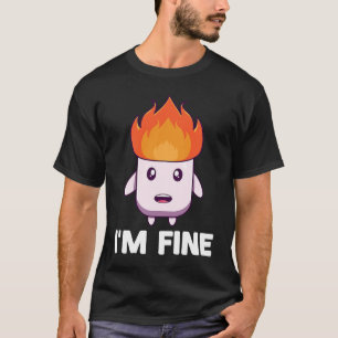 Marshmallow Campfire Roasting Chocolate Smore Camp T-shirt