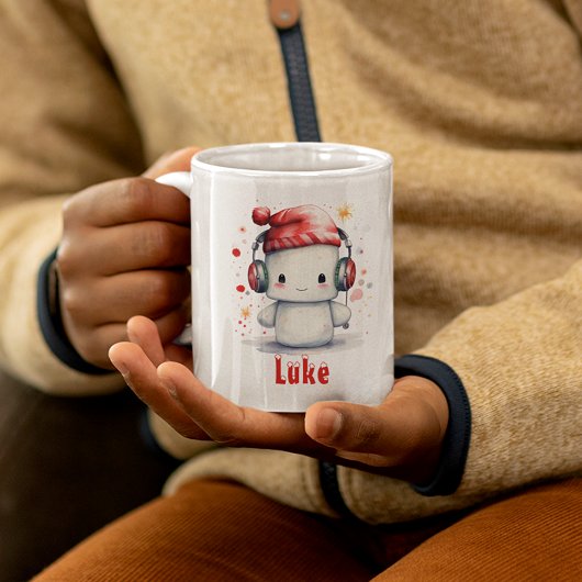 Marshmallow de Noël Mug personnalisée