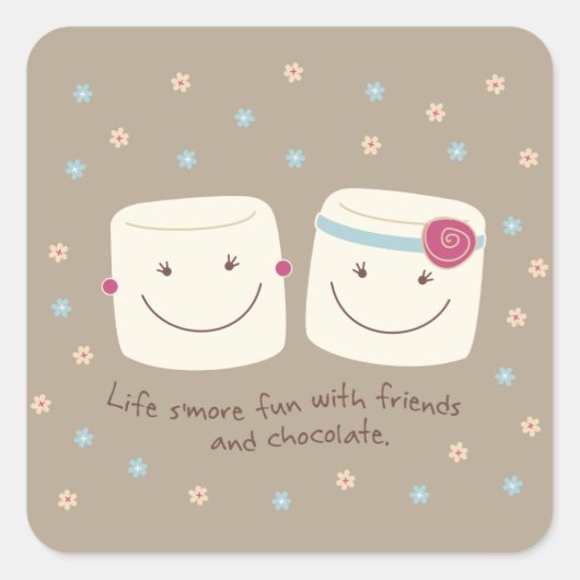 Marshmallow Friends et Stickers Chocolat (Devant)