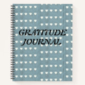 Marshmallow Hearts Gratitude Journal (Devant)