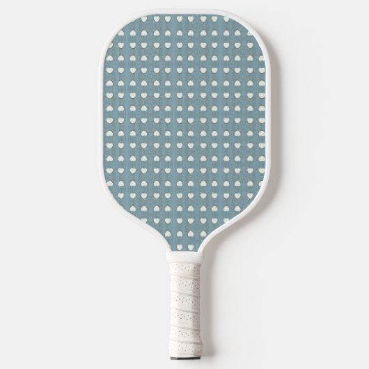 Marshmallow Hearts Pickleball Paddle (Voorkant)
