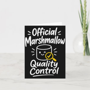 Marshmallow humor kampvuur s'mores kaart