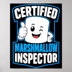 Marshmallow liefhebber kampvuur s'mores poster