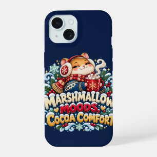 Marshmallow Moods Cocoa Comfort Hamster iPhone 15 Hoesje