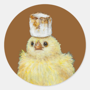 Marshmallow Peep autocollants