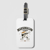 Marshmallow sfeer bagagelabel (Voorkant (verticaal))