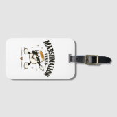 Marshmallow sfeer bagagelabel (Voorkant (horizontaal))