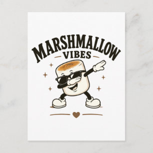 Marshmallow sfeer briefkaart