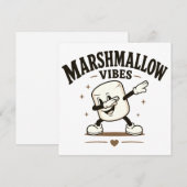 Marshmallow sfeer kaart (Voorkant / Achterkant)