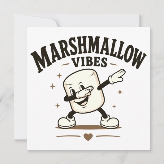 Marshmallow sfeer kaart (Voorkant)