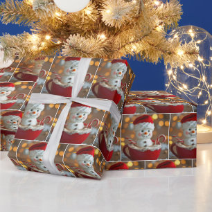 Marshmallow Sneeuwman In Warme Chocolade Cadeaupapier