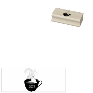 Marshmallow Snowman in Hot Cocaca Rubberstempel