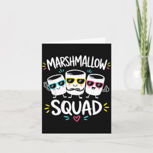 Marshmallow squad familie kampvuur kaart