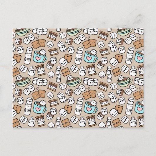 Marshmallow Tres Briefkaart (Voorkant)