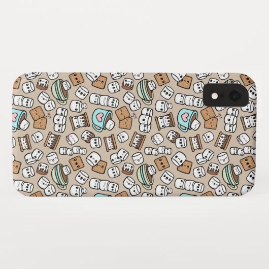 Marshmallow Tres Case-Mate iPhone Case (Achterkant (horizontaal))