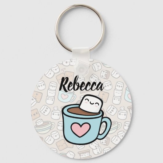 Marshmallow Tres Sleutelhanger (Voorkant)