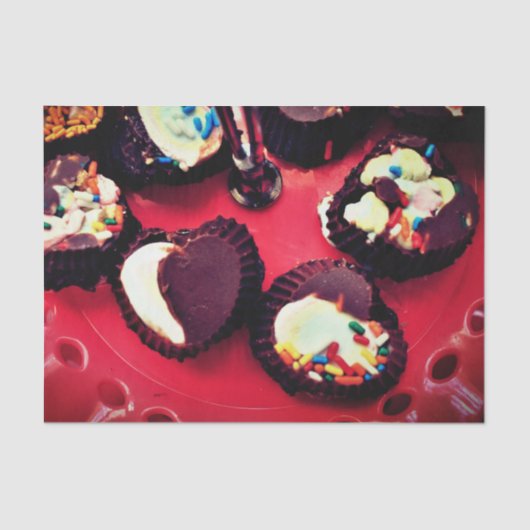 Marshmallow Truffles Tissuepapier (Voorkant)