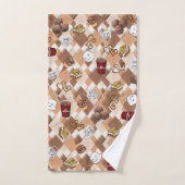 Marshmallow Warme Chocolade Bad Handdoek Sets (Handdoek)