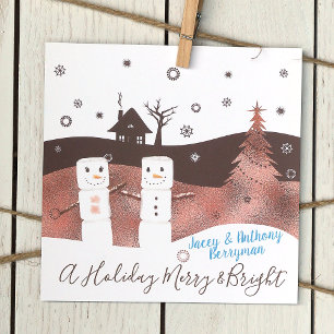 Marshmallows & Carte photo au chocolat