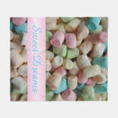 Marshmallows Fleece Blanket (Voorkant (Horizontaal))
