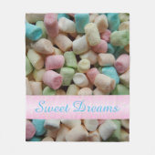 Marshmallows Fleece Blanket Deken (Voorkant)